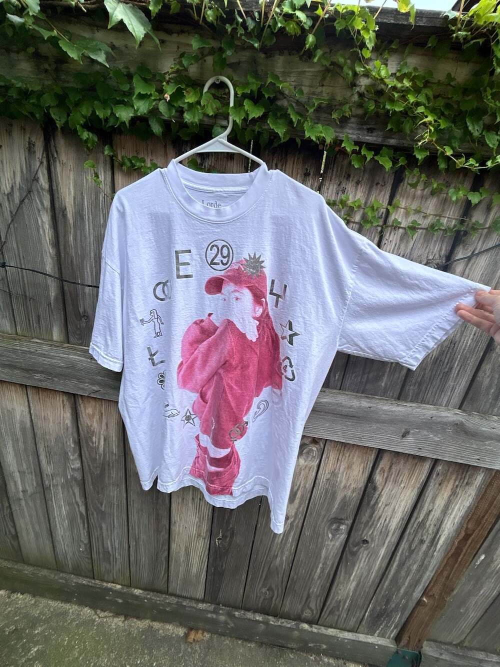 Lorde Festival Run Tour Graphic T-Shirt White Size XL